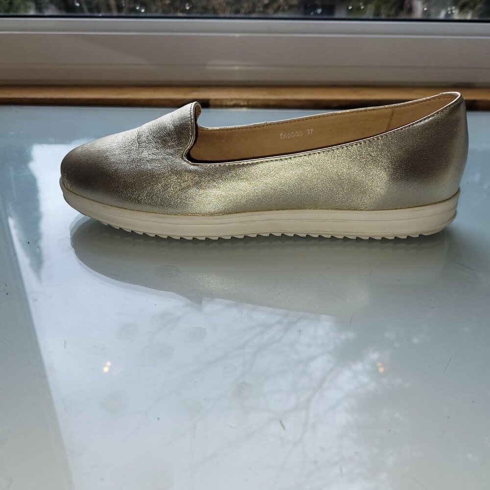 Geox Respira Gold Loafers Size EU 37 - Picture 5 of 8